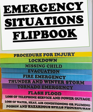 Load image into Gallery viewer, Flipbook for Emergency Situations
