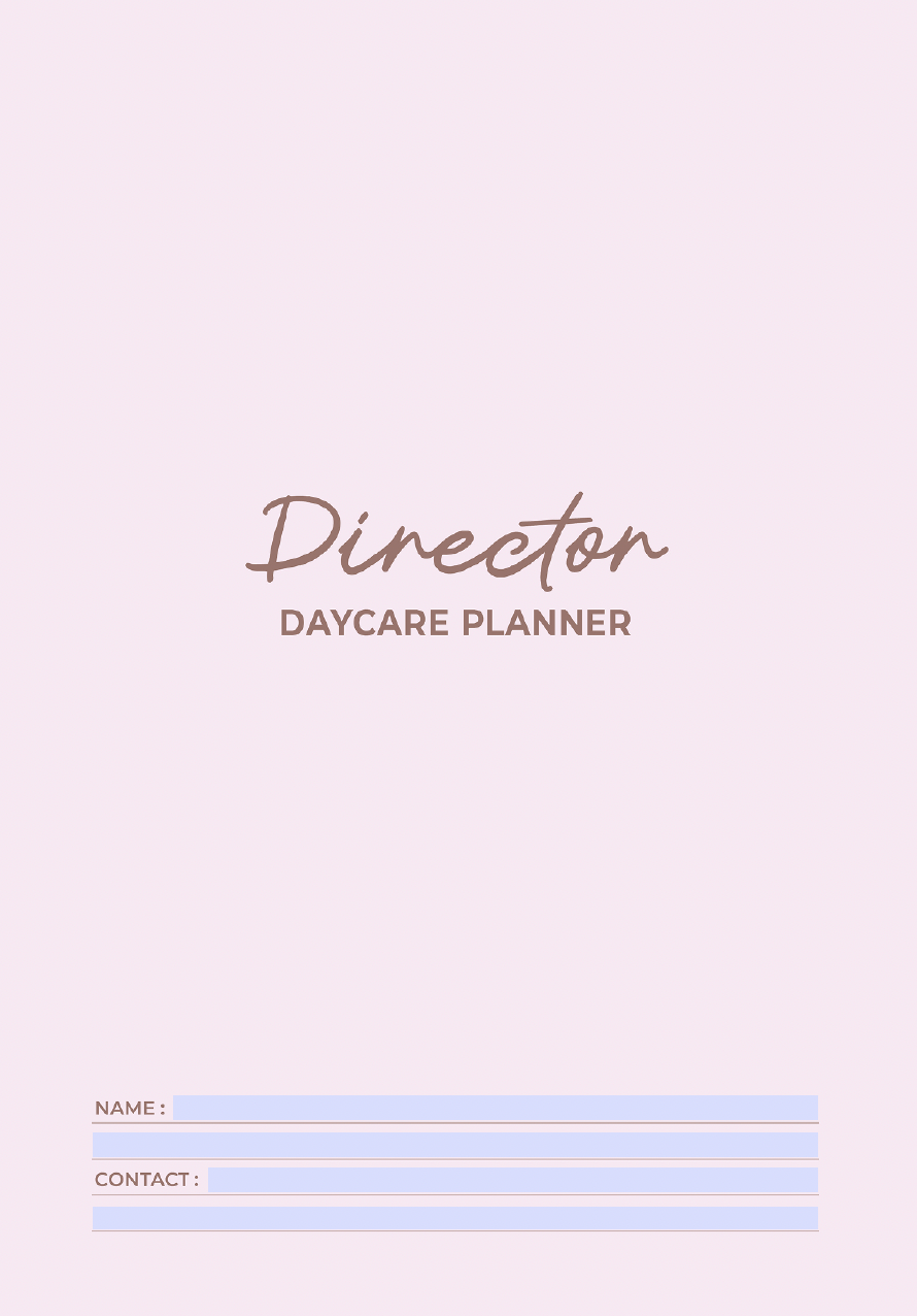 Director Yearly Planner 2024