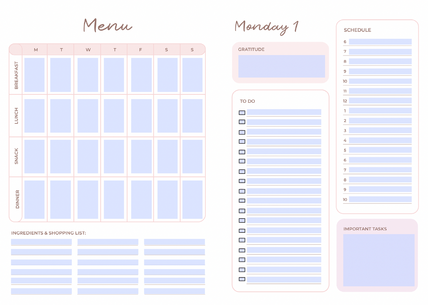 Director Yearly Planner 2024