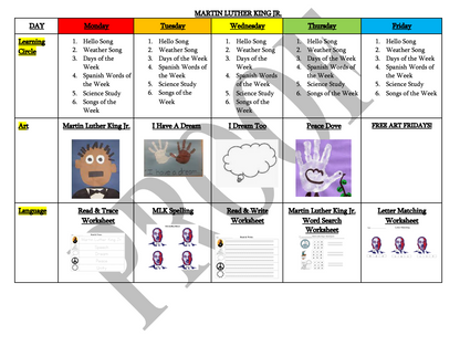 Martin Luther King Jr. Lesson Plan