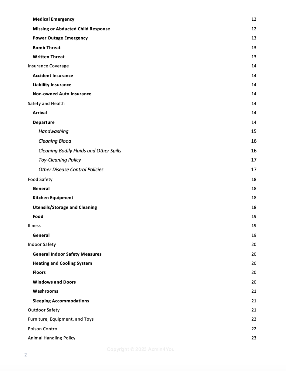 The Emergency Situations and Risk Management Handbook