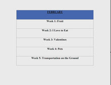 Load and play video in Gallery viewer, February  Infant Lesson Plans
